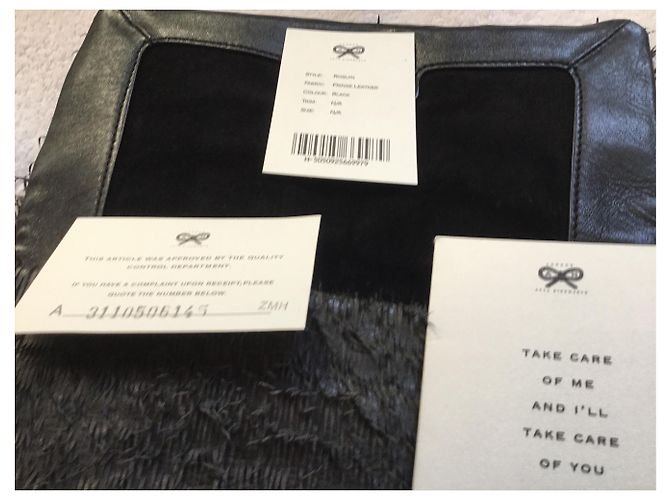 Borsa a mano Anya Hindmarch Rosalyn in pelle nera Nero - vista 5