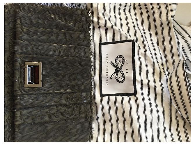 Borsa a mano Anya Hindmarch Rosalyn in pelle nera Nero - vista 6