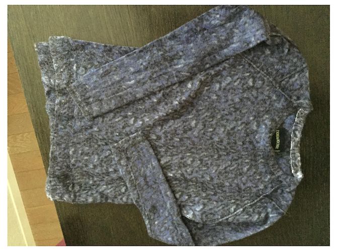 Suéter Zadig & Voltaire de alpaca azul y negro Estampado de leopardo Azul marino - vista 3