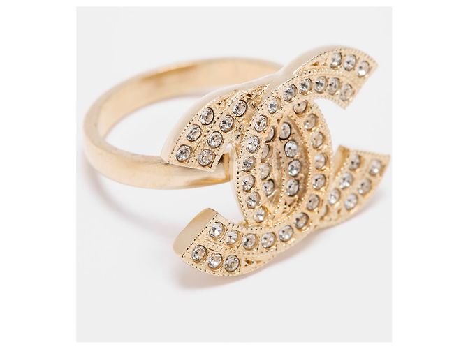 Chanel GOLDEN CC RHINESTONE T50/51 D'oro - vista 3