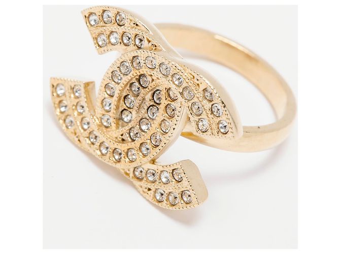 Chanel GOLDEN CC RHINESTONE T50/51 D'oro - vista 4