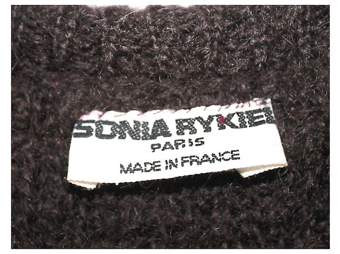 Sonia Rykiel suéter de abrigo de mohair de chocolate dulce - vista 3
