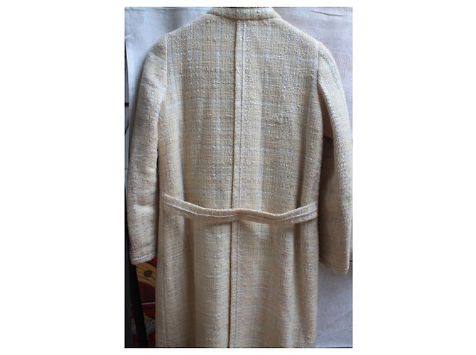 Cambon Chanel wool coat eggshell - view 7