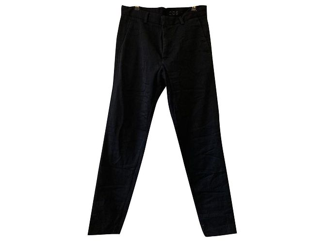 Pantalones Cos negros de algodón XL - vista 2