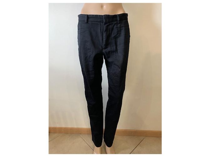 Pantalones Cos negros de algodón XL - vista 3