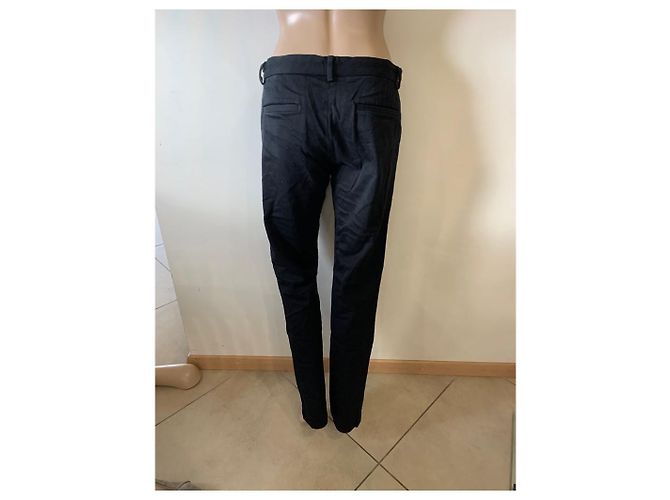 Pantalones Cos negros de algodón XL - vista 4