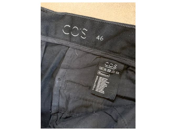 Pantalones Cos negros de algodón XL - vista 5