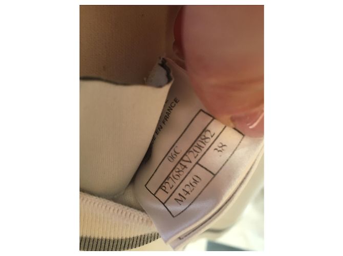 Chanel Pantalones, polainas Blanco Gris - vista 13
