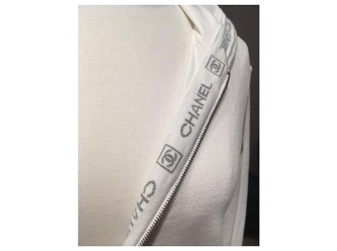 Chanel Pantalones, polainas Blanco Gris - vista 3