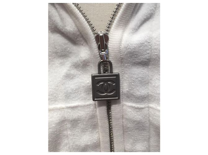 Chanel Pantalones, polainas Blanco Gris - vista 4