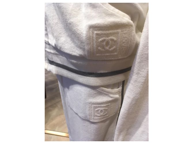 Chanel Pantalones, polainas Blanco Gris - vista 6