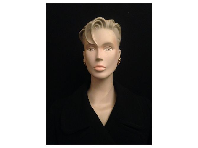 Orecchini Yves Saint Laurent Robert Goossens Cristalli Oro Bianco - vista 4