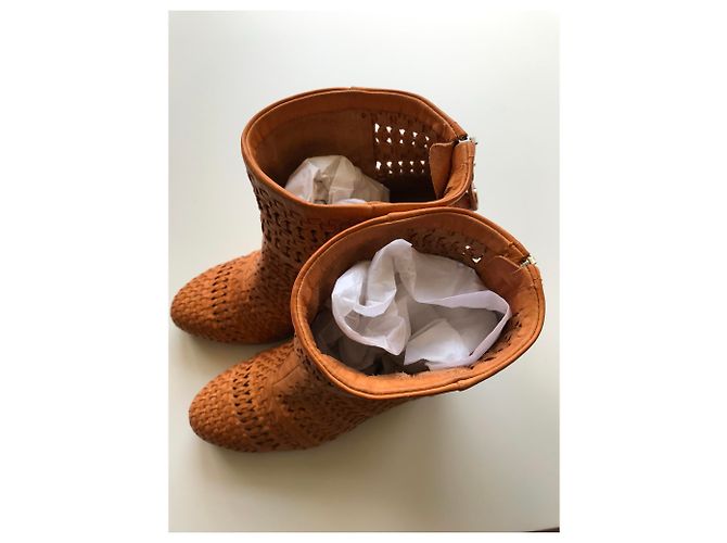 Rag & Bone Gewebte Lederstiefeletten - Ansicht 10