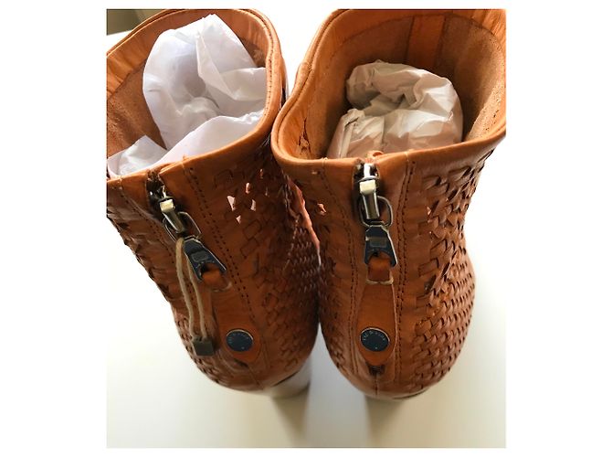 Rag & Bone Gewebte Lederstiefeletten - Ansicht 11