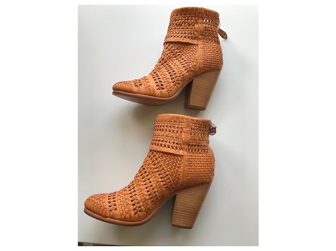 Rag & Bone Gewebte Lederstiefeletten - Ansicht 4