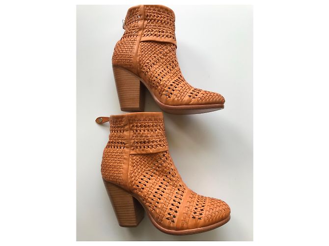 Rag & Bone Gewebte Lederstiefeletten - Ansicht 5