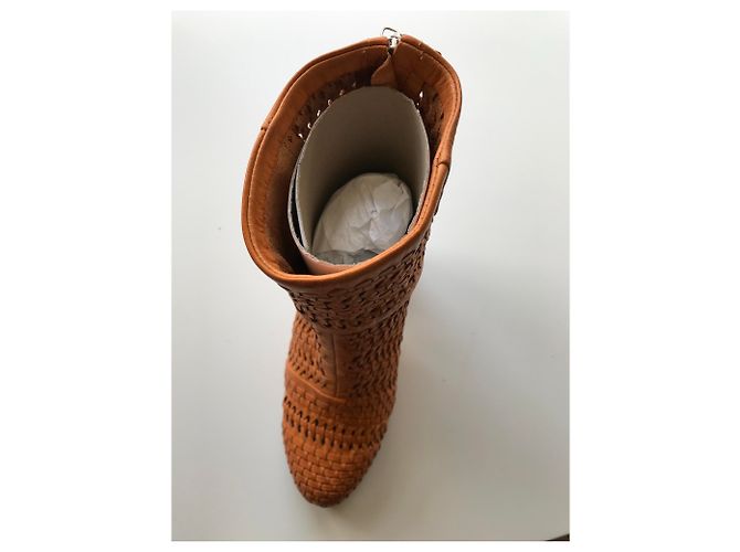 Rag & Bone Gewebte Lederstiefeletten - Ansicht 8