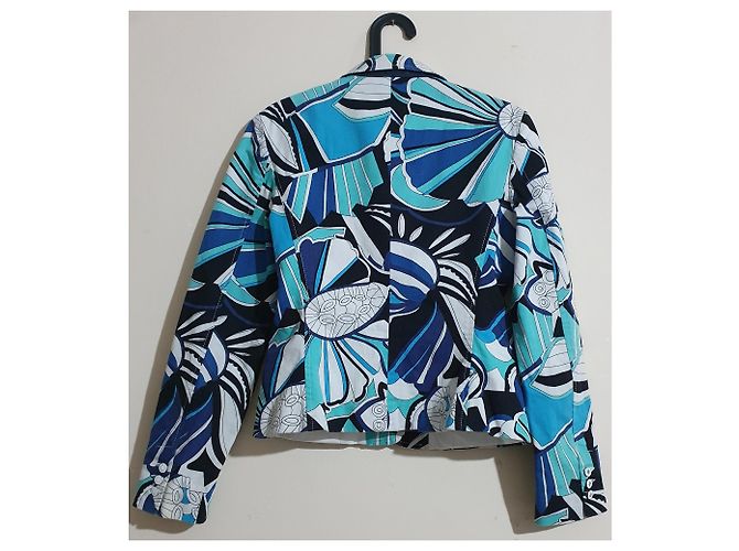 Giacca di jeans blu D&G cotone ed elastan M Multicolore - vista 3
