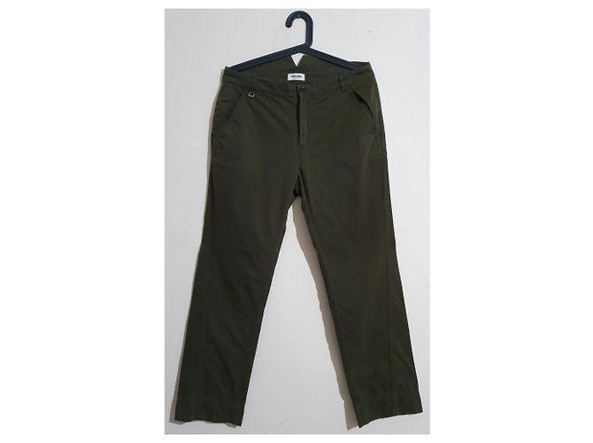 Pantalón chino Zadig & Voltaire verde de algodón Caqui - vista 2