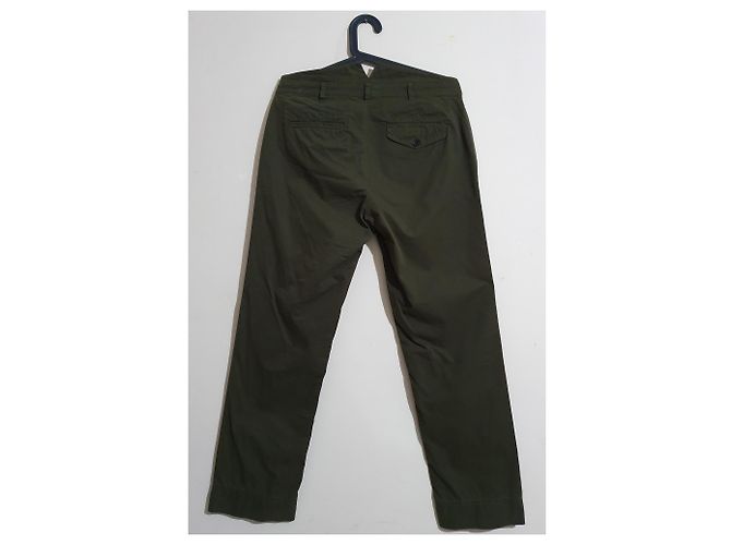 Pantalón chino Zadig & Voltaire verde de algodón Caqui - vista 4