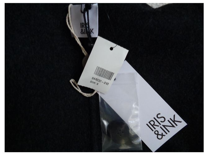 Autre Marque Capa Olivia de lana y cachemira IRIS&INK gris carbón Gris antracita - vista 3