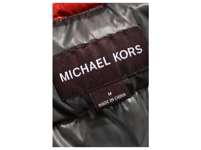 Michael Kors Jacke Schwarz und Orange Polyester M - Ansicht 3
