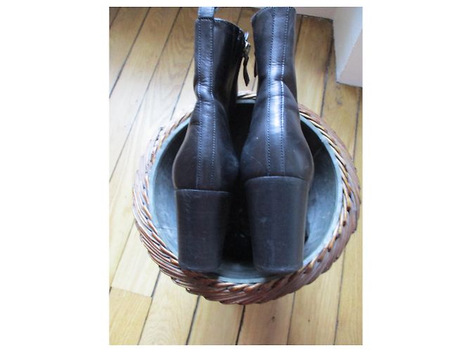 Sartore Sartre, botas de cuero negro, 36,5. - vista 3