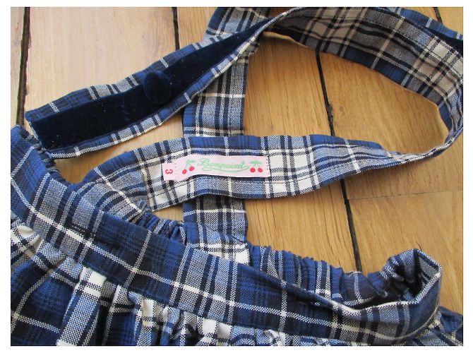 Bonpoint Rock mit Trägern, Tartan, 3ans. Mehrfarben - Ansicht 2
