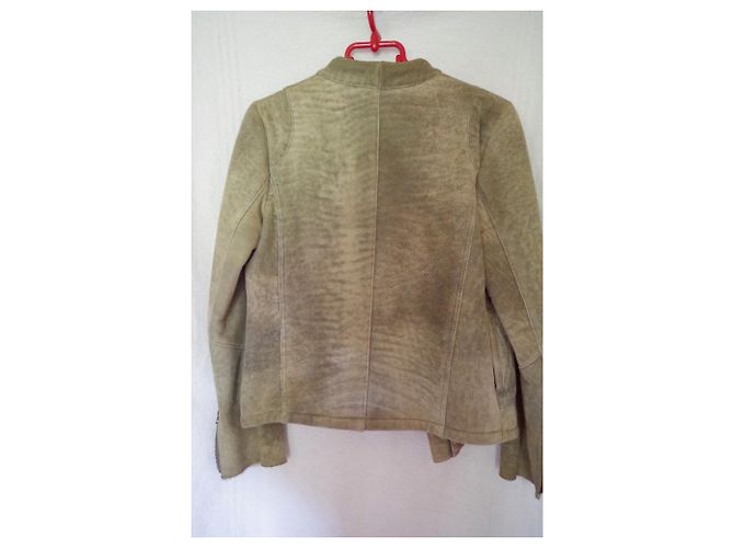 chaqueta sandro pitillo de lana cruda - vista 4