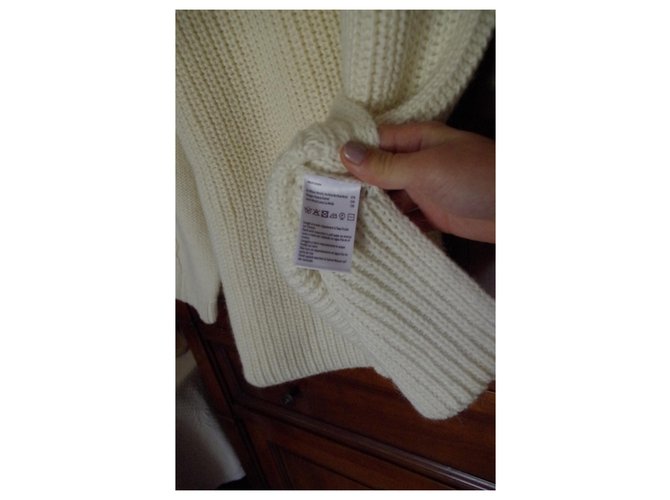 Pablo De Gerard Darel Wollpullover Cremefarben Aus weiß - Ansicht 4