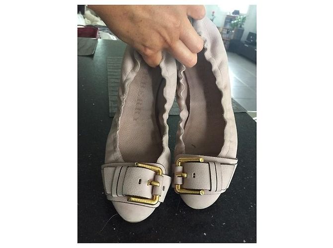 Bailarinas Burberry de piel rosa 38 - vista 2