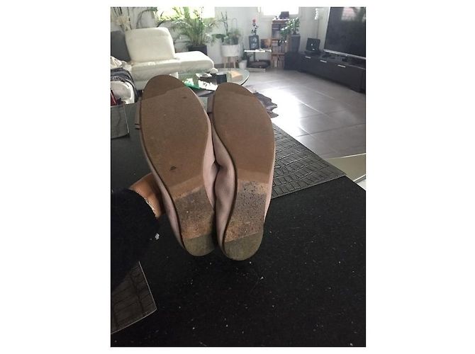 Bailarinas Burberry de piel rosa 38 - vista 3
