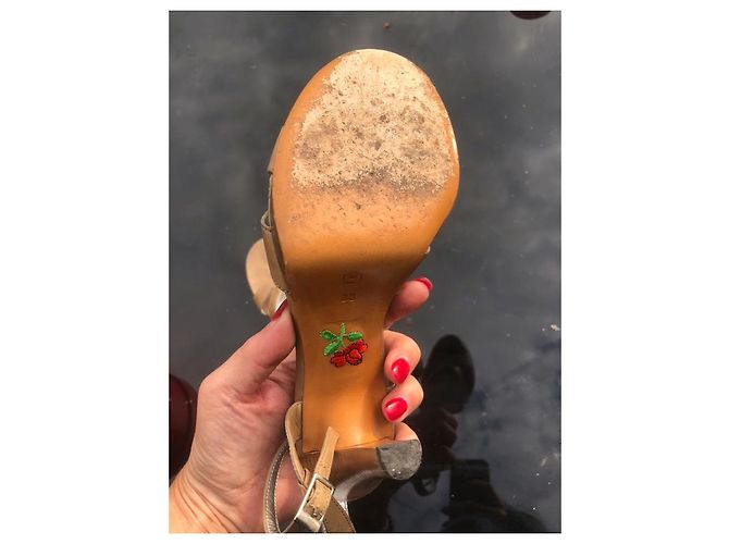 Free Lance Summer Pumps Beige Leder - Ansicht 4