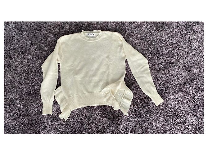 Essentiel Antwerp Strickware Weiß aus Kaschmir und Wolle - Ansicht 2