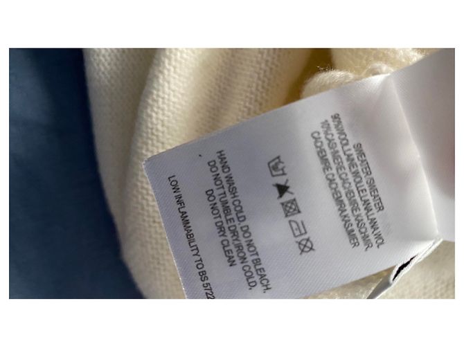 Essentiel Antwerp Strickware Weiß aus Kaschmir und Wolle - Ansicht 4