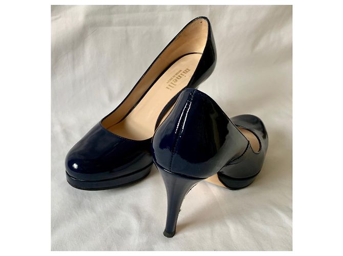 Décolleté Minelli Emeline in vernice blu navy - vista 9