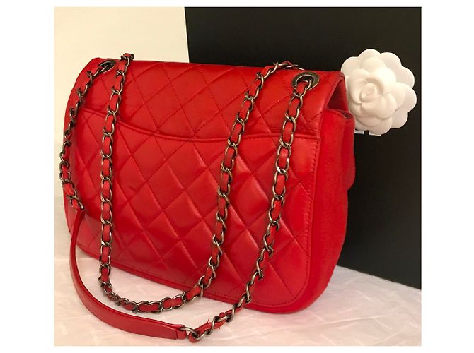 Chanel Paris-Salisburgo 27 Borsa con patta cm Rosso - vista 10
