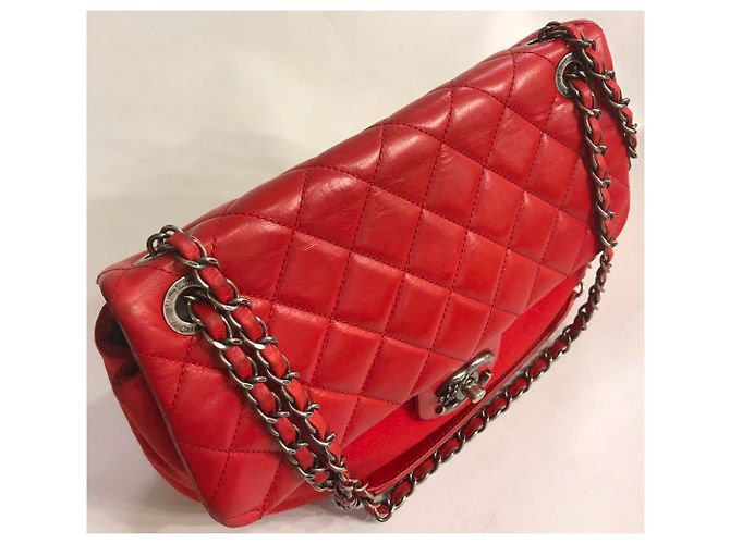 Chanel Paris-Salisburgo 27 Borsa con patta cm Rosso - vista 12