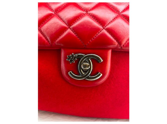Chanel Paris-Salisburgo 27 Borsa con patta cm Rosso - vista 16