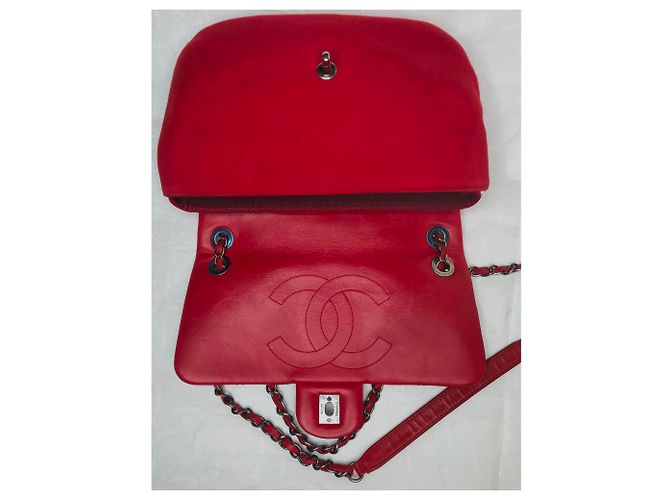Chanel Paris-Salisburgo 27 Borsa con patta cm Rosso - vista 17