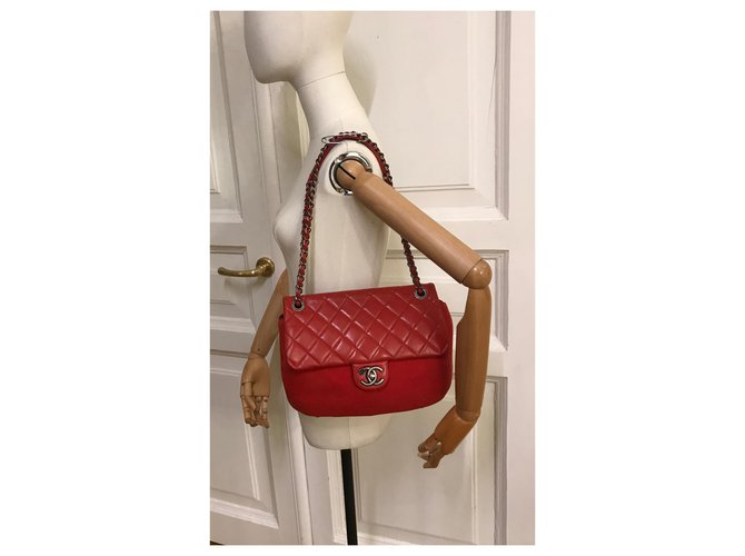 Chanel Paris-Salisburgo 27 Borsa con patta cm Rosso - vista 3