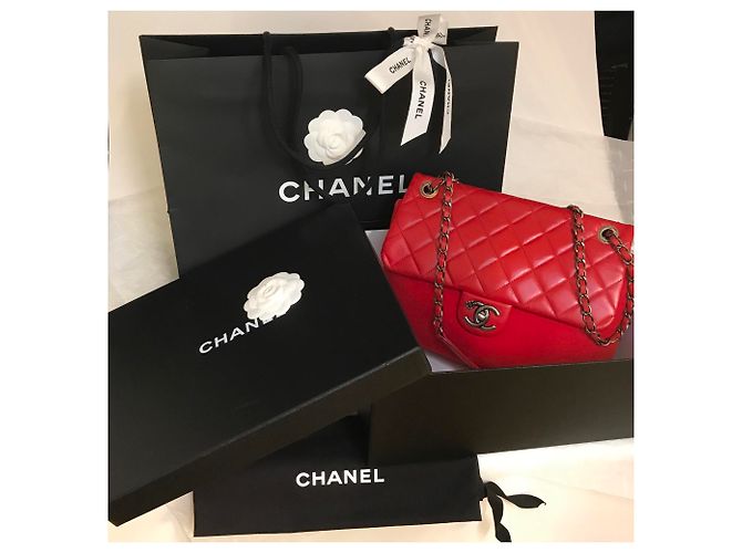 Chanel Paris-Salisburgo 27 Borsa con patta cm Rosso - vista 4