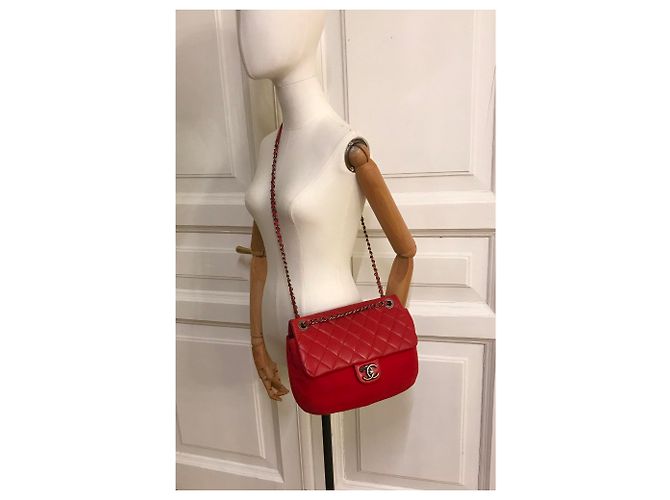Chanel Paris-Salisburgo 27 Borsa con patta cm Rosso - vista 5