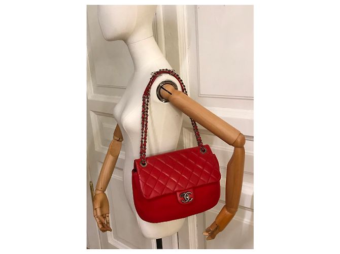 Chanel Paris-Salisburgo 27 Borsa con patta cm Rosso - vista 6