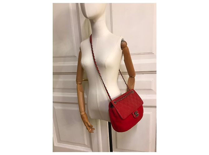 Chanel Paris-Salisburgo 27 Borsa con patta cm Rosso - vista 7