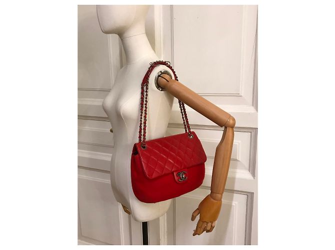 Chanel Paris-Salisburgo 27 Borsa con patta cm Rosso - vista 8