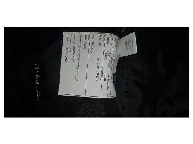 Paul Smith Black Wool Blazer Jacket - view 3