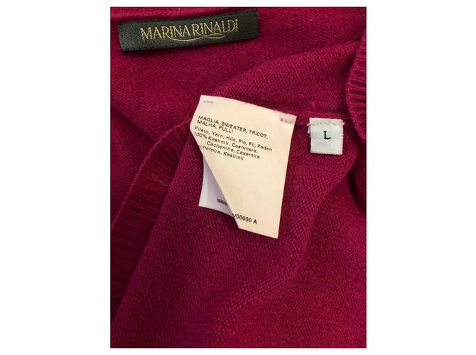 Marina Rinaldi Kaschmirpullover Fuchsia Fuschia - Ansicht 5