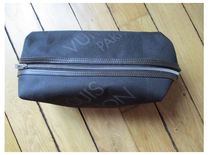 Louis Vuitton VANITY CASE , scacchiera gigante. Nero - vista 4