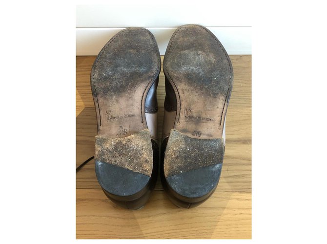 SCARPE STRINGATE IN PELLE MORESCHI Multicolore - vista 8